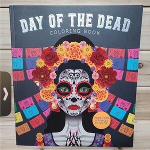 Day of the Dead Adult Coloring Book - Multicolor NWT